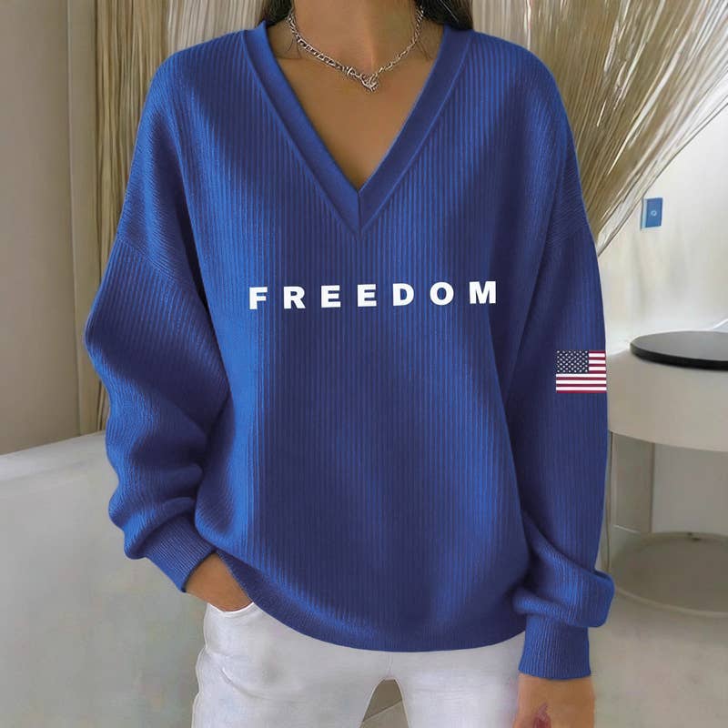 Freedom Print Long Sleeve