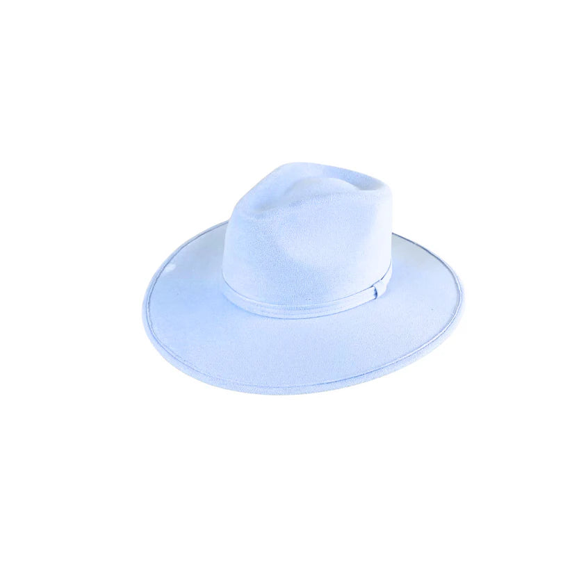 Vegan Suede Rancher - Sky Blue