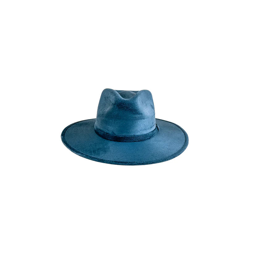 Vegan Suede Rancher - Peacock Blue