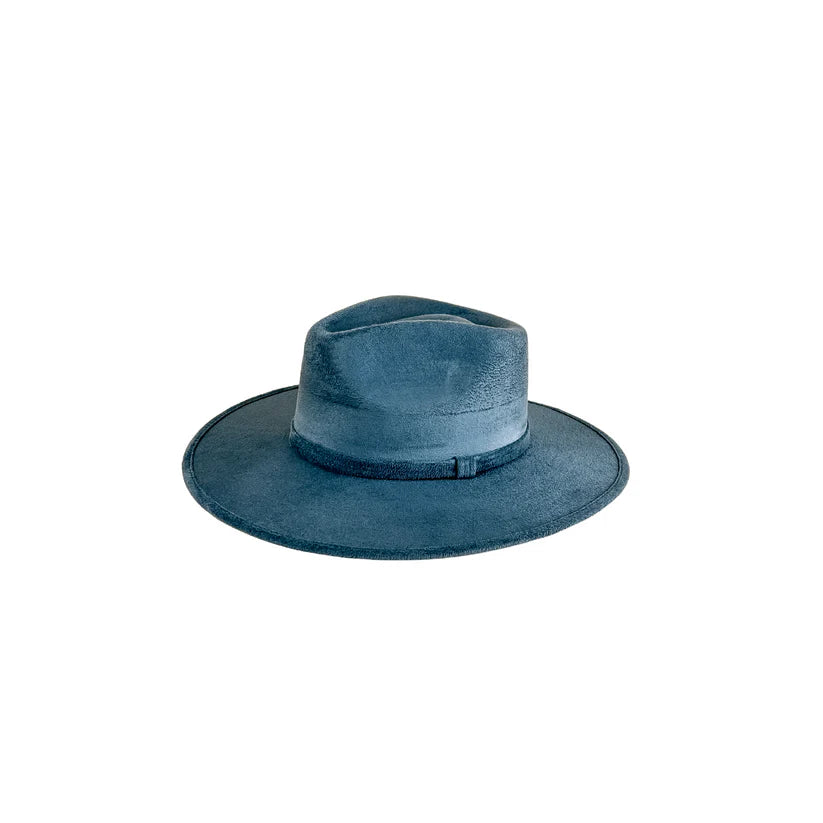 Vegan Suede Rancher - Peacock Blue
