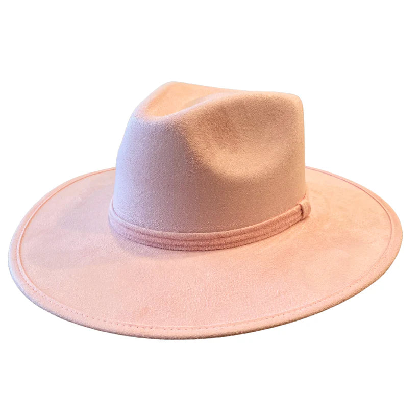 Vegan Suede Rancher - Blush Pink