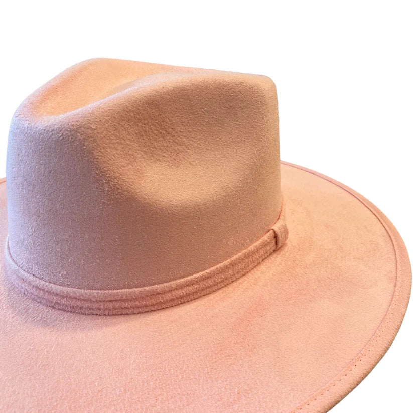 Vegan Suede Rancher - Blush Pink