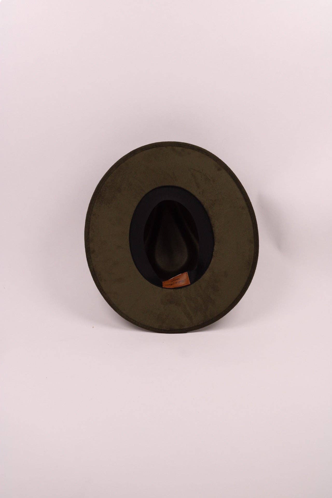 Vegan Suede Rancher Hat - Olive Green