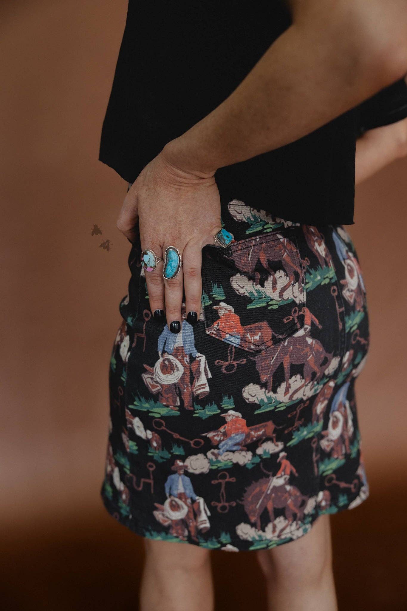 Denim Cowboy Skirt