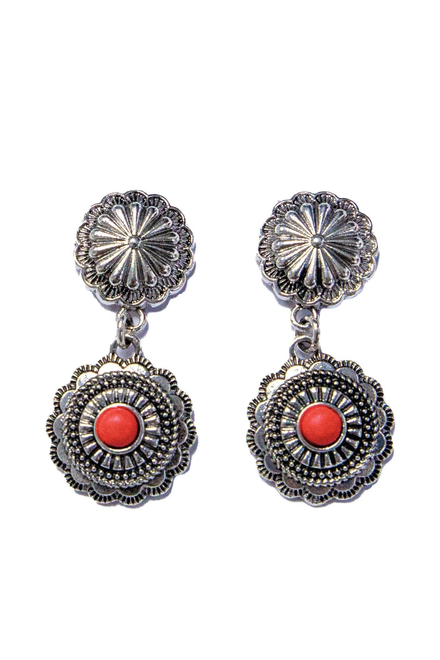 Pink Concho Earrings