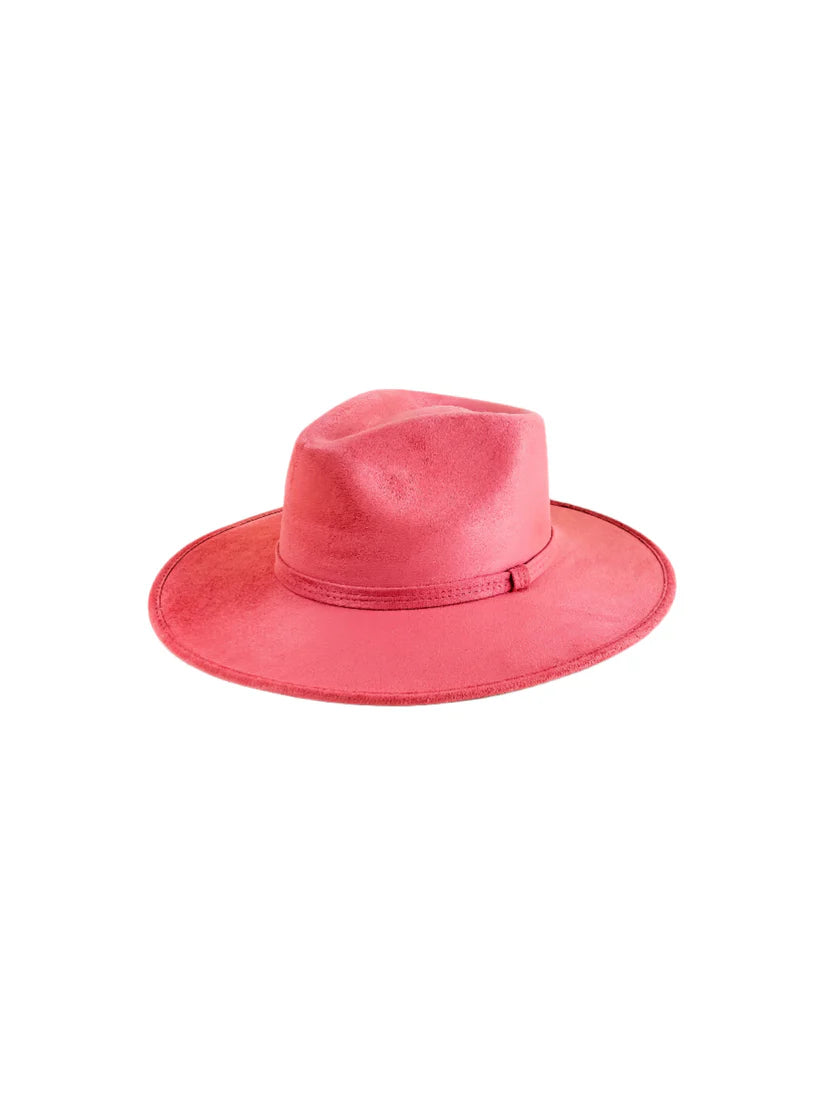 Vegan Suede Rancher - Coral Pink