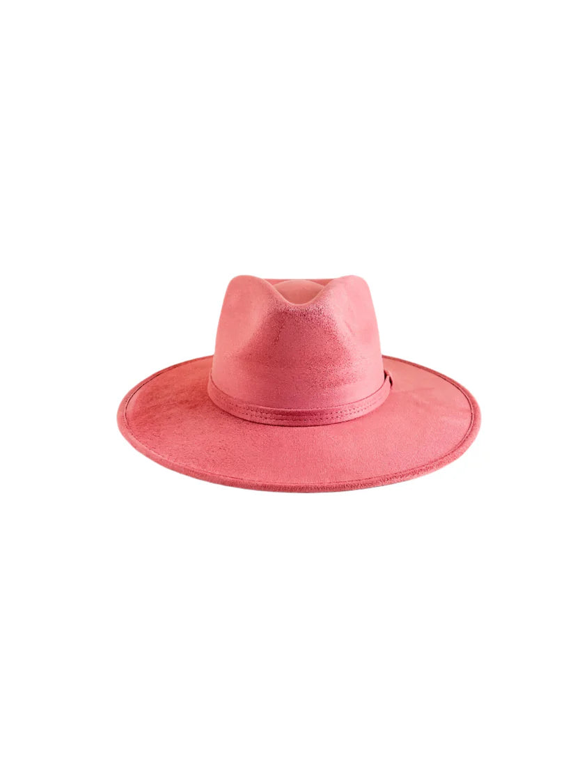 Vegan Suede Rancher - Coral Pink