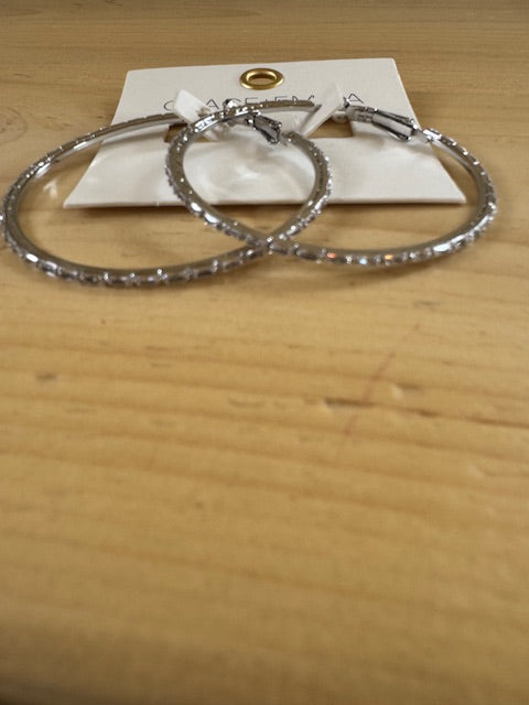 Rhinestone Hoops