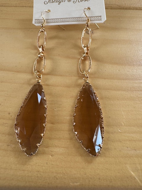 Amber Dangle Earrings