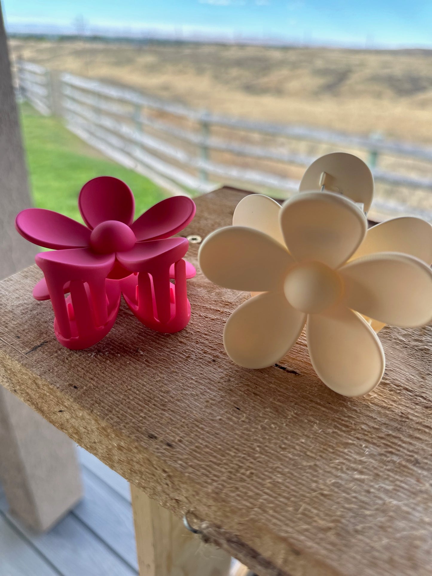 Flower Power Claw Clip