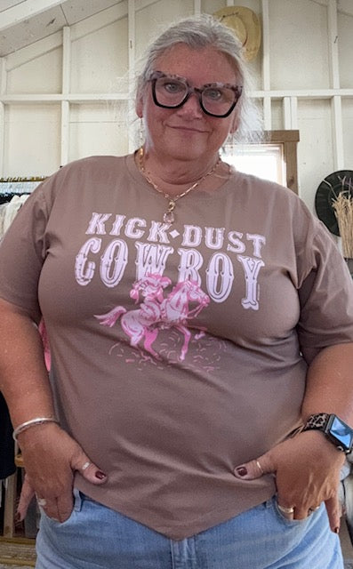 Kick Dust Cowboy Tee