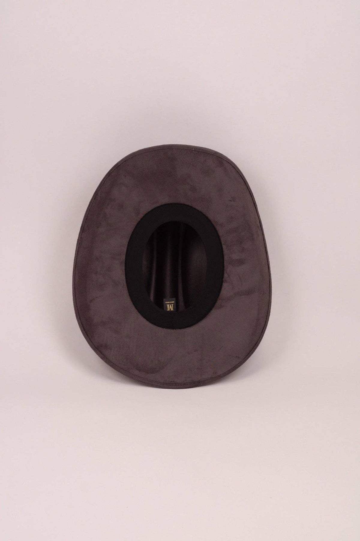 Texana Vegan Suede Cowboy Hat - Charcoal Large