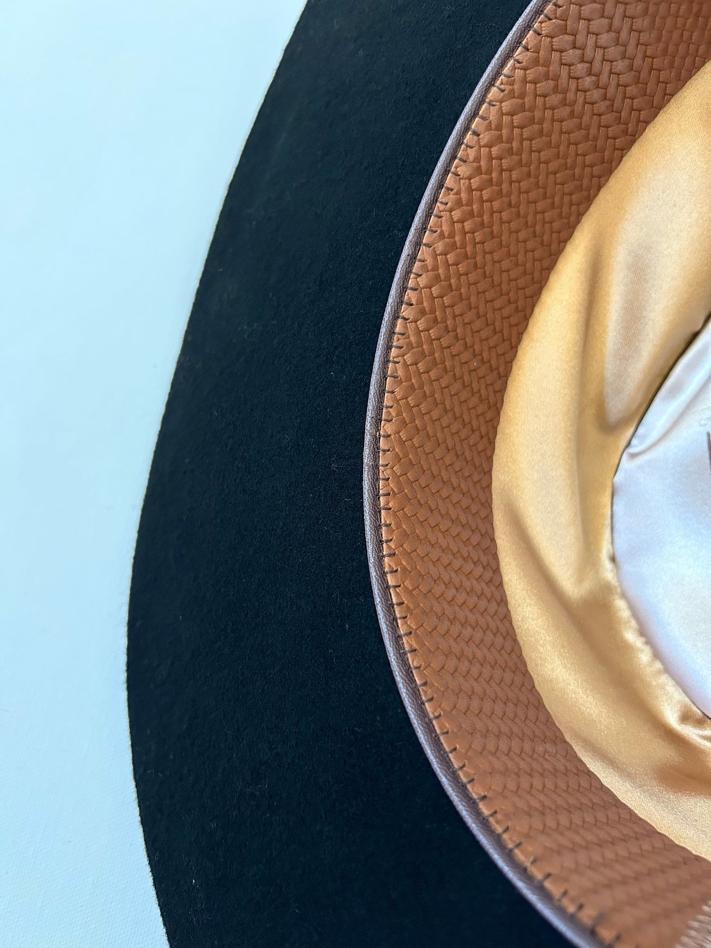 Emery Merino Wool Teardrop Rancher Hat - Black