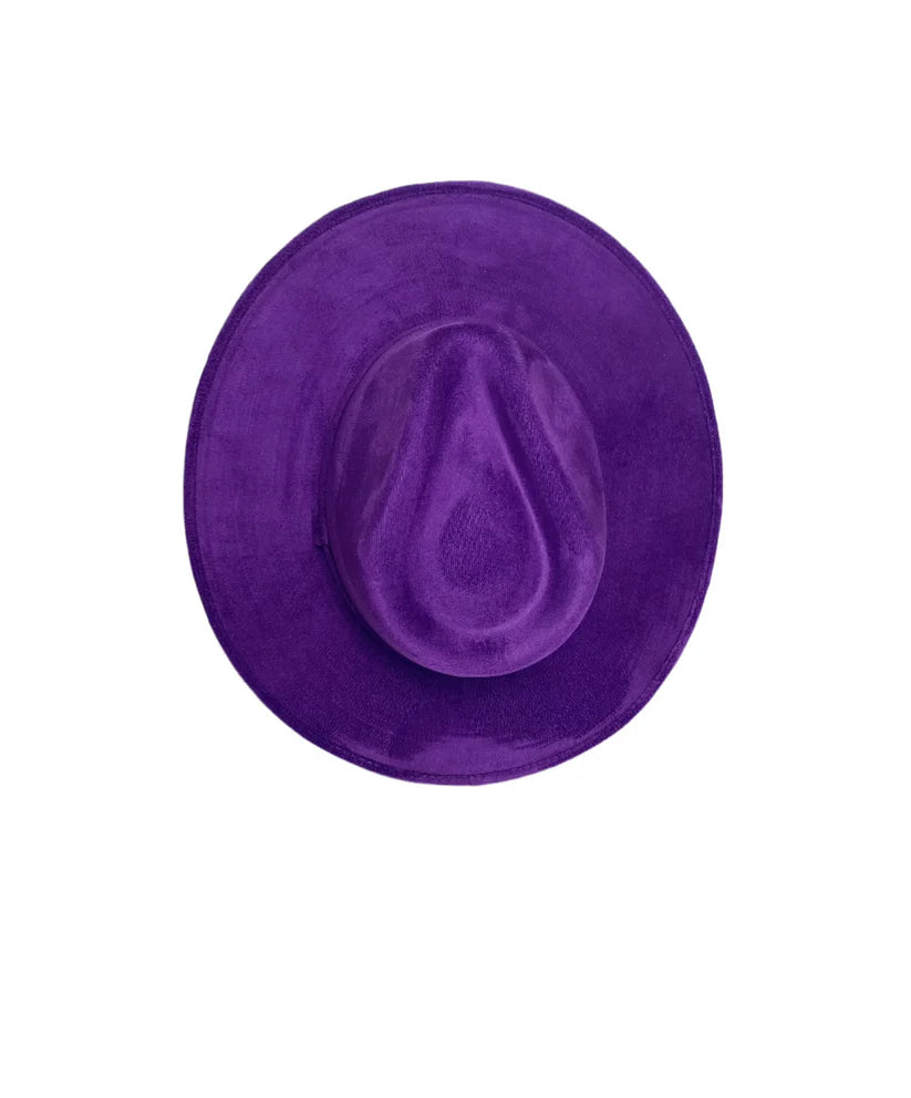 Vegan Suede Rancher - Purple