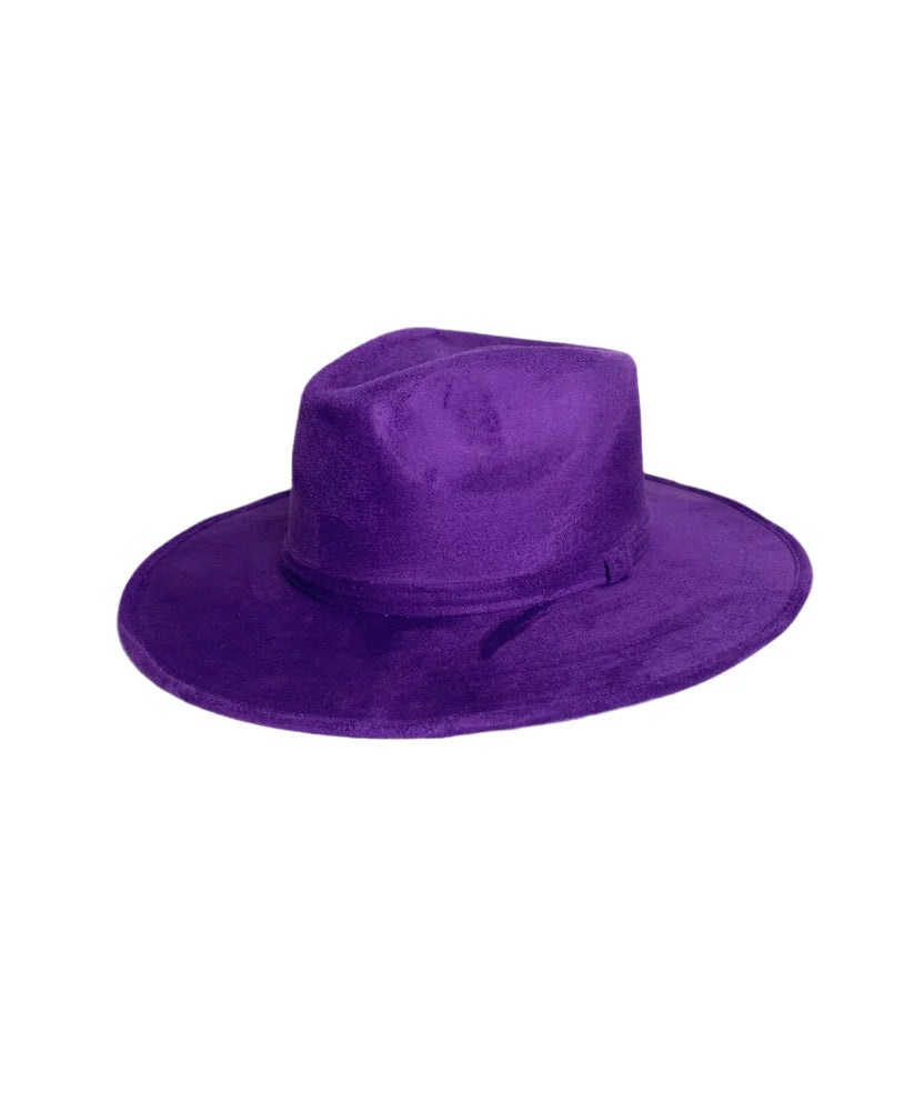 Vegan Suede Rancher - Purple