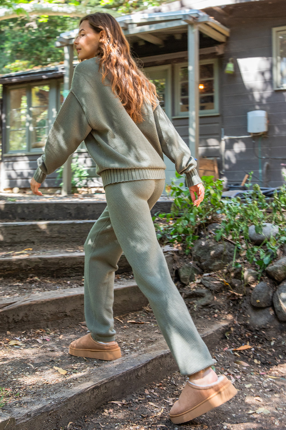 OVERSIZED CARDI SWEATER SET