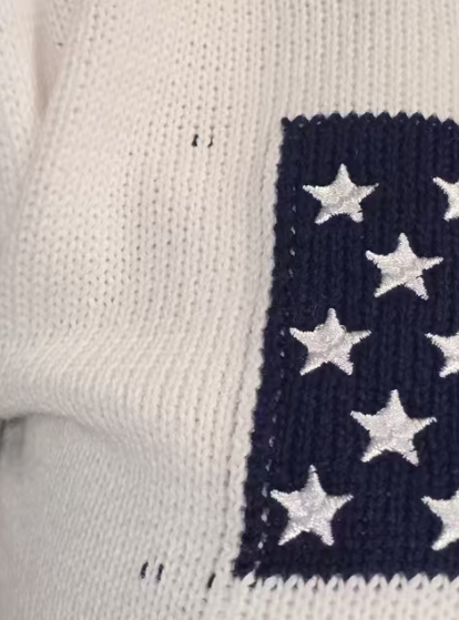 American Flag Sweater