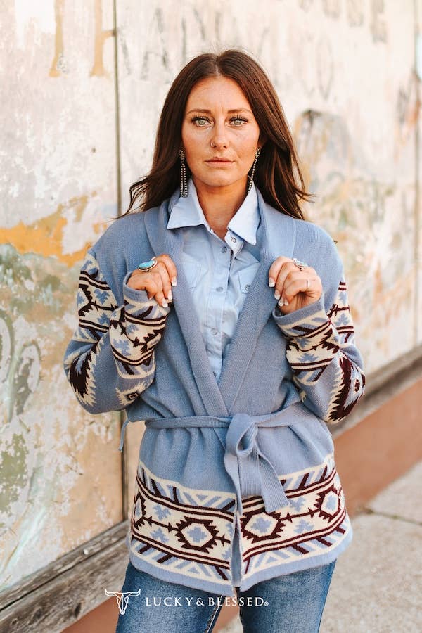 Aztec Knit Cardigan
