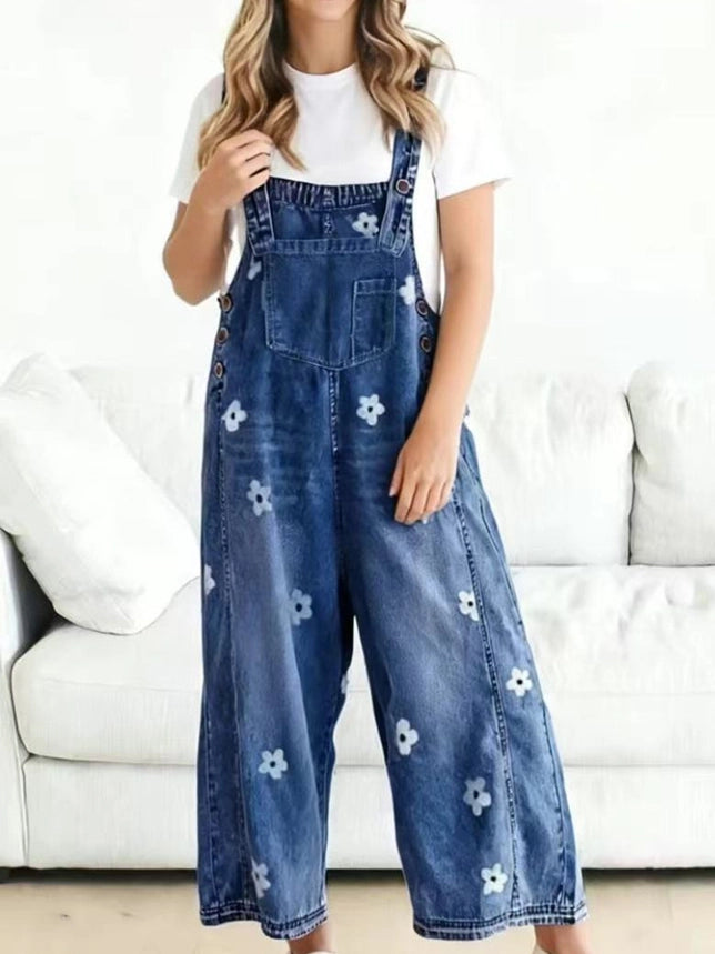 Floral Overalls