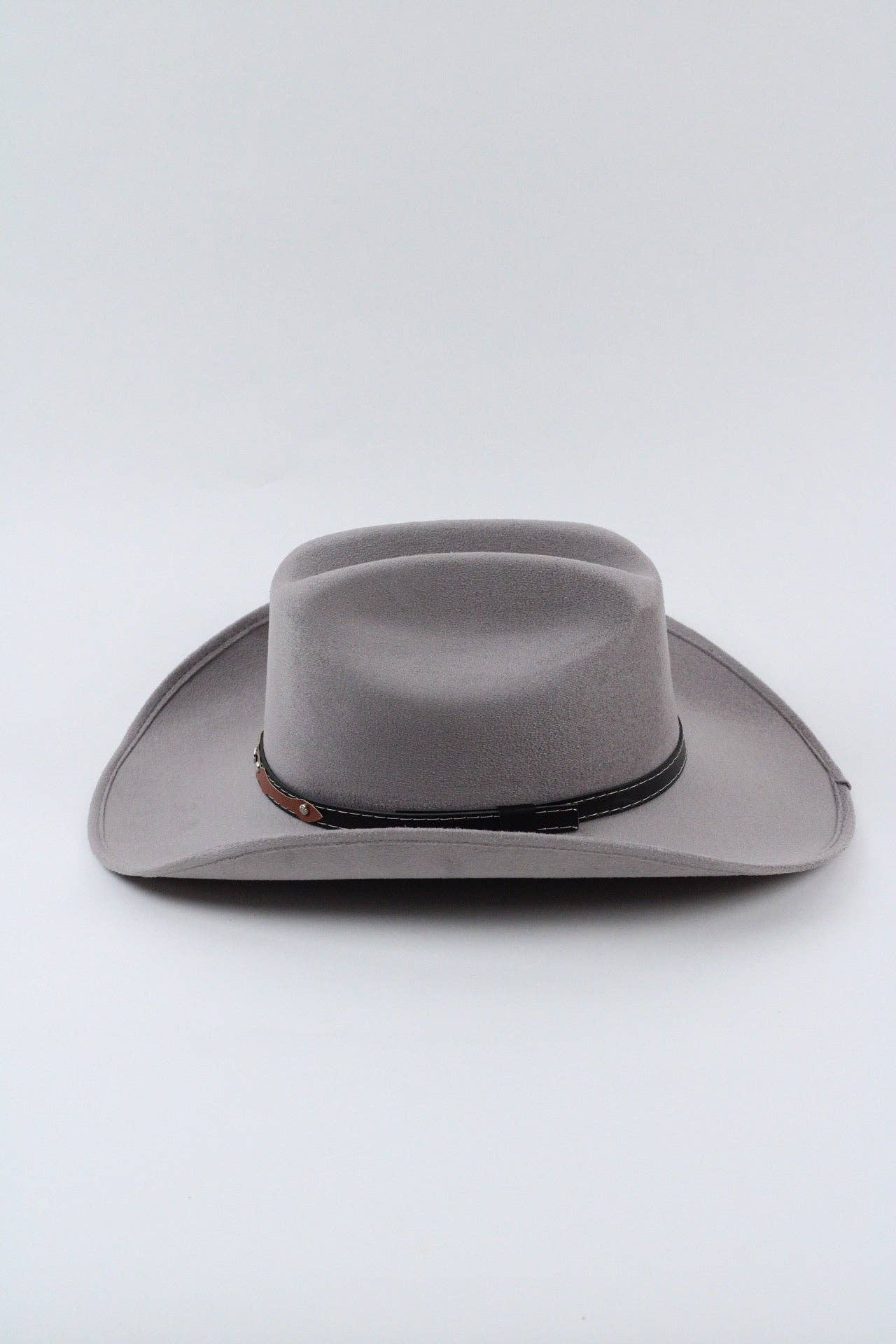 Texana Vegan Suede Cowboy Hat - Grey