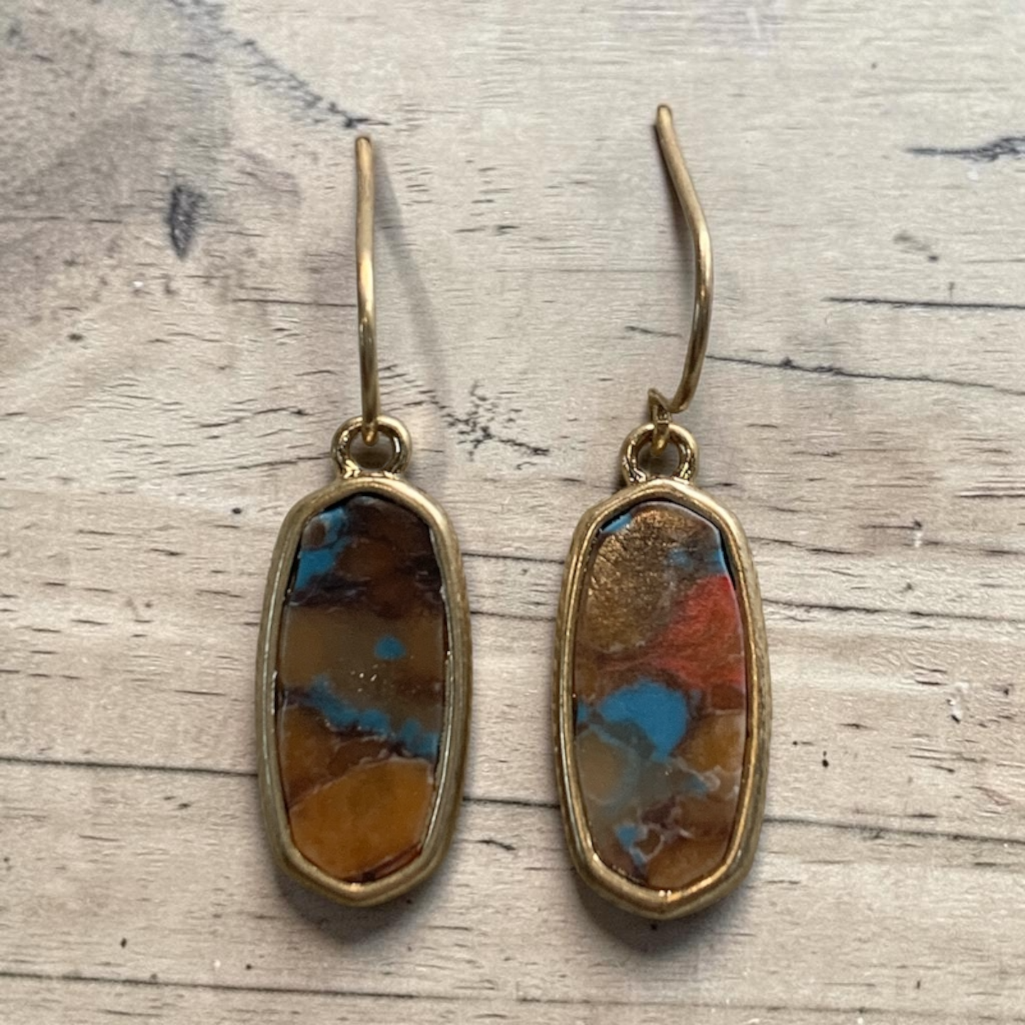Cherokee Marble Earrings
