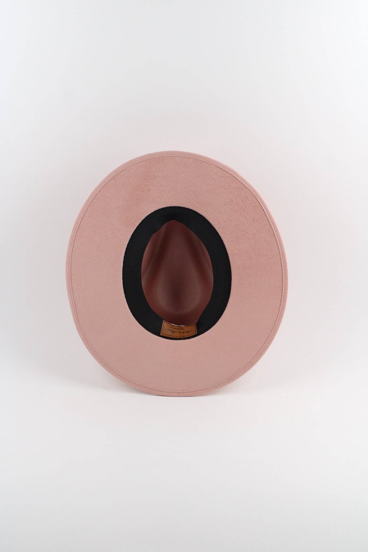 Vegan Suede Rancher Hat - Pale Dusty Rose
