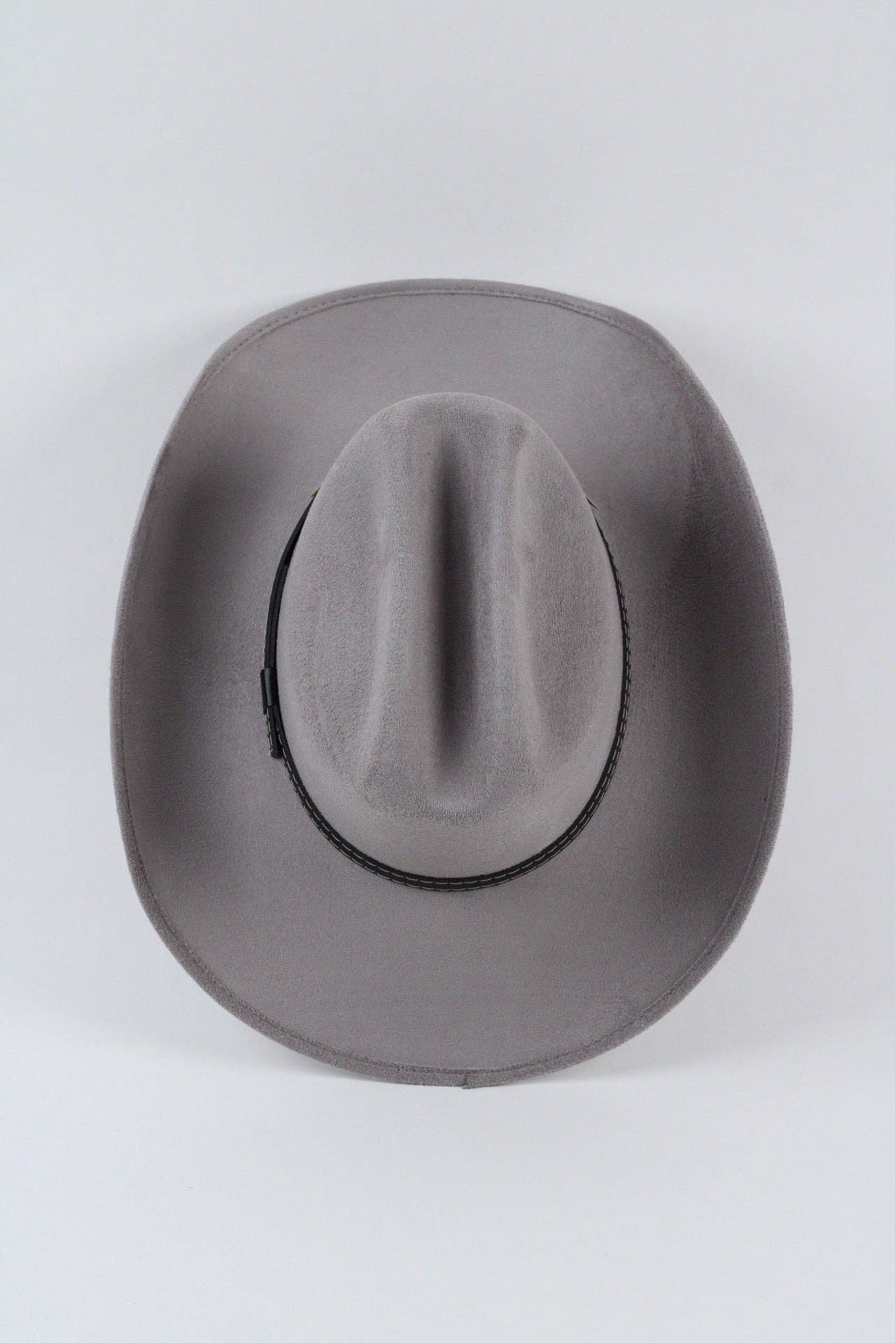 Texana Vegan Suede Cowboy Hat - Grey
