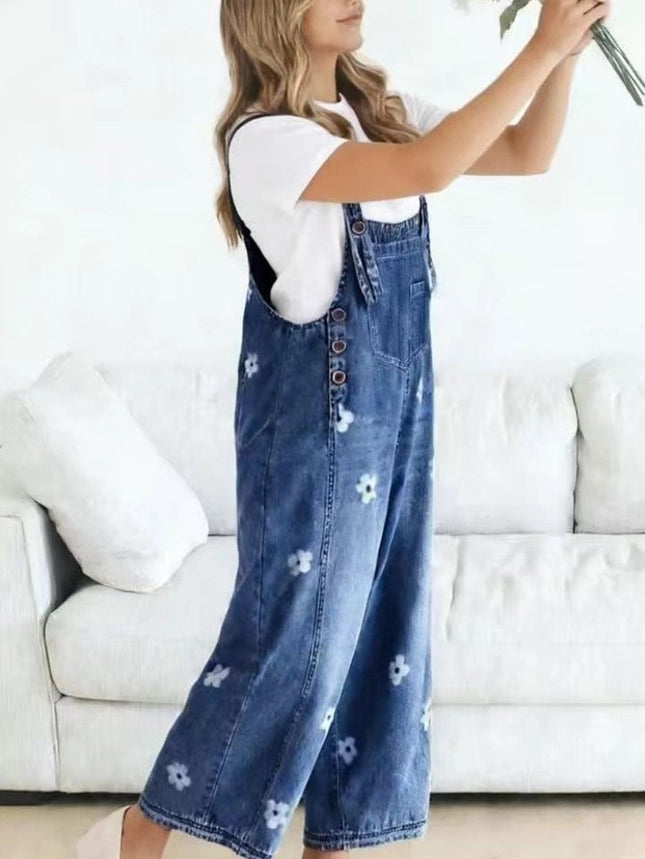 Floral Overalls