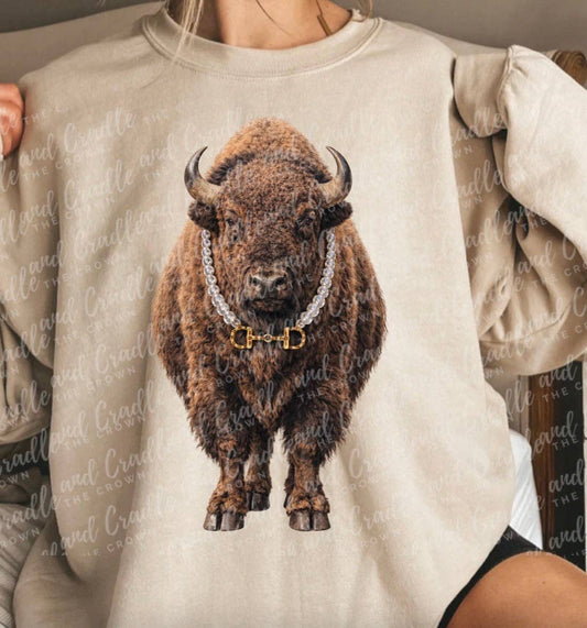 Flashy Bison Sweatshirt
