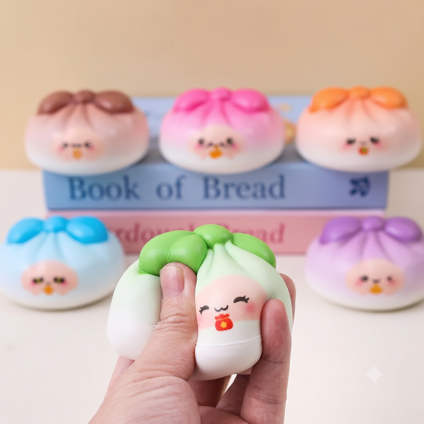 Mystery Soft-Rising Foamy Dumpling Bun Fidget Toy for Stress Relief