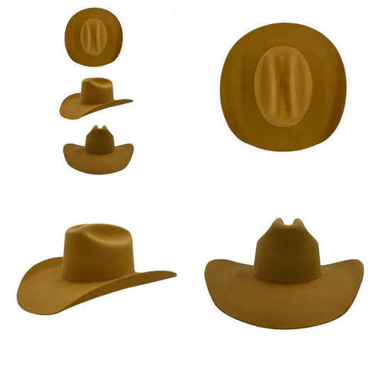 Wren Merino Woold Western Hat - Camel