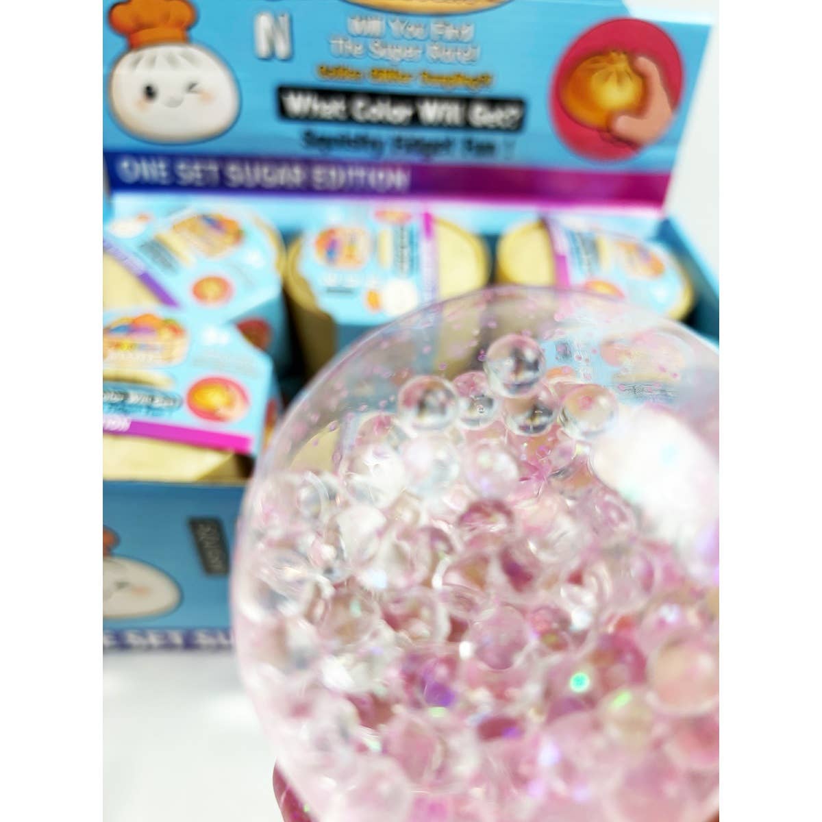 Beaded Dumpling Squishy with Steamer