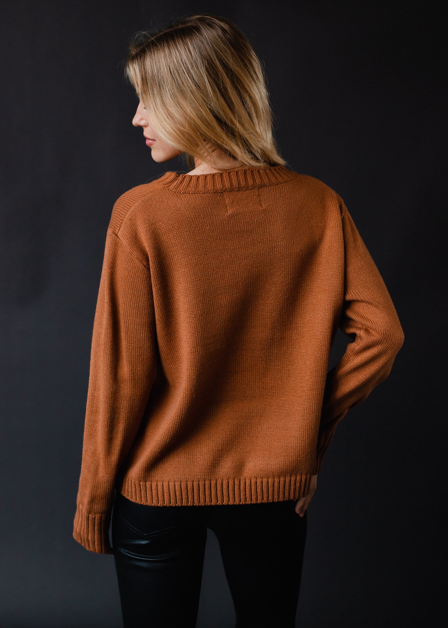 Whiskey Weather Sweater - Brown