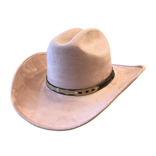 Texana Vegan Suede - Pale Dusty Rose
