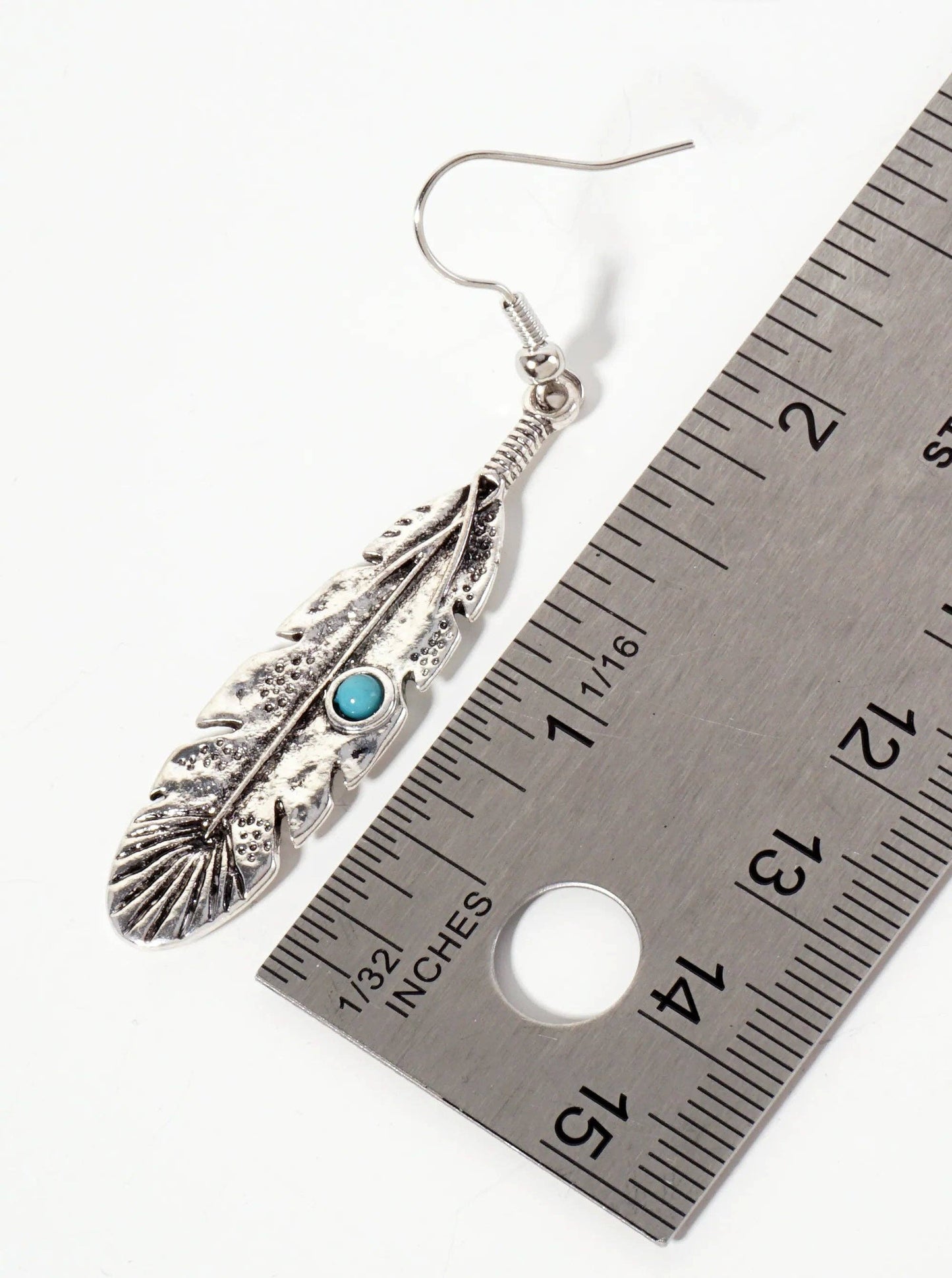 Feather Western Dangle Earrings