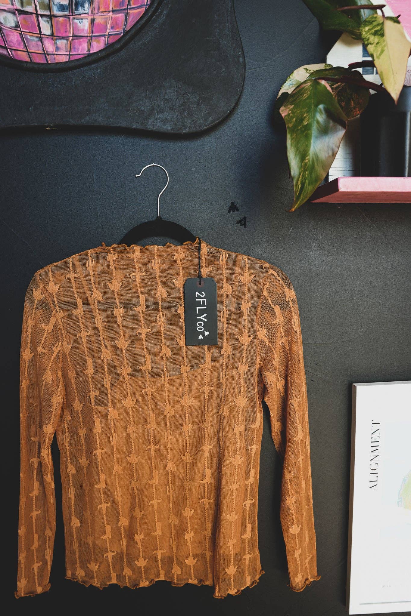 Lariat Lace Mesh - Saddle