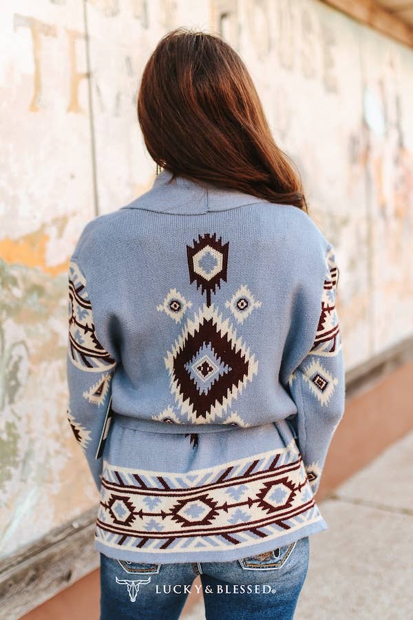 Aztec Knit Cardigan