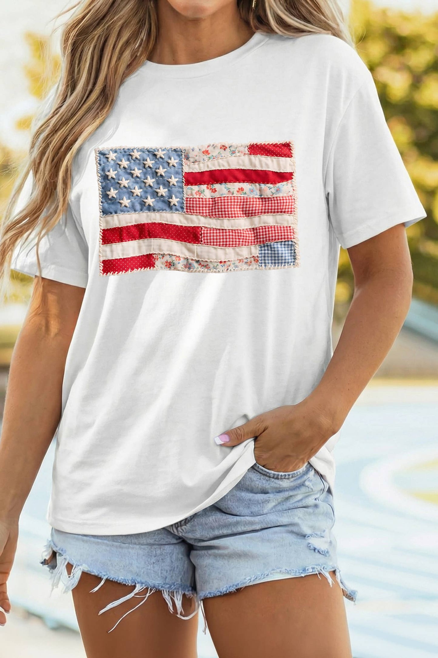 American Flag Tee