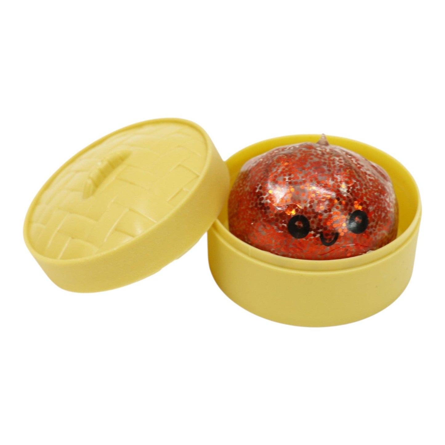 Mystery Mini Glitter Gel Bead Squishy Dumpling With Steamer
