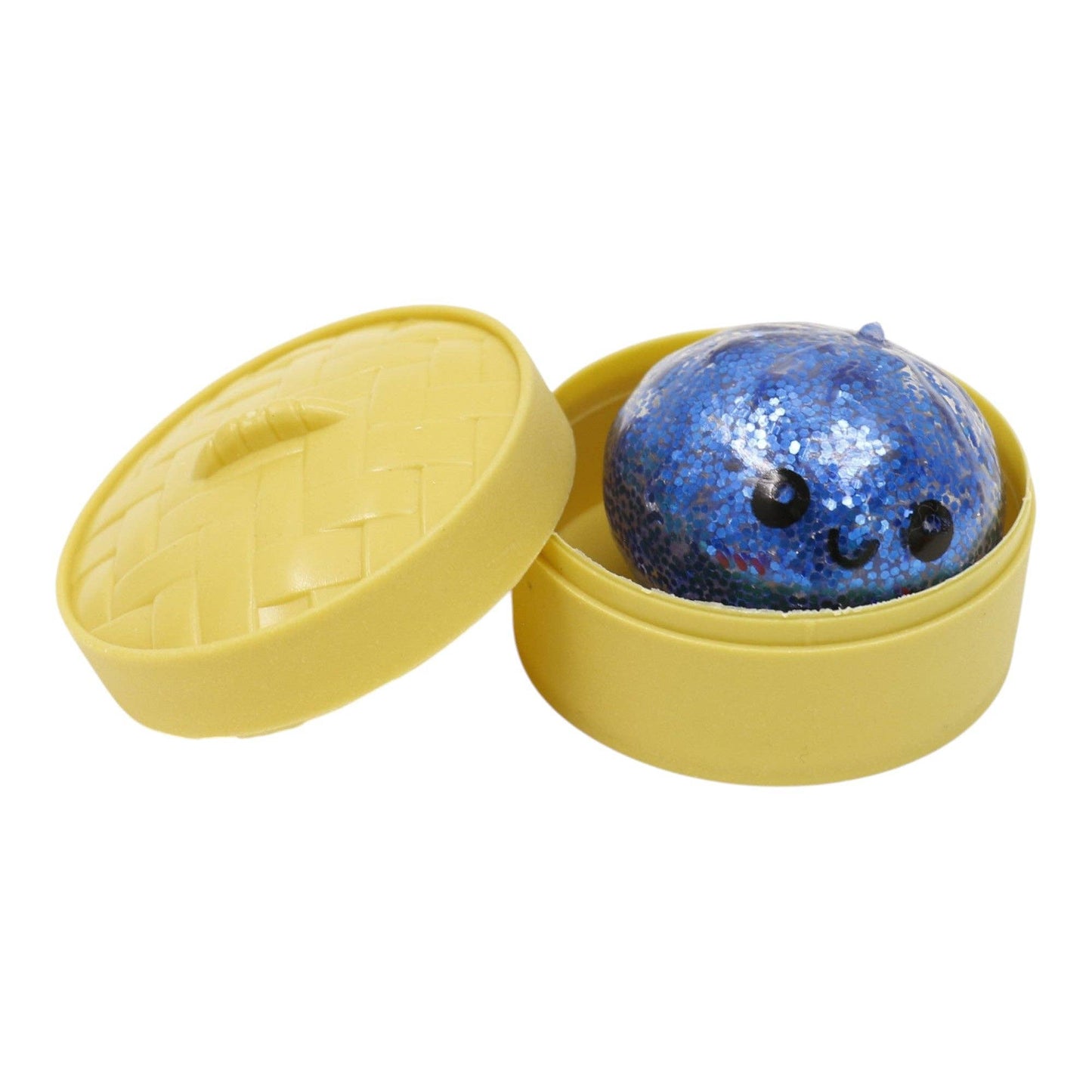 Mystery Mini Glitter Gel Bead Squishy Dumpling With Steamer