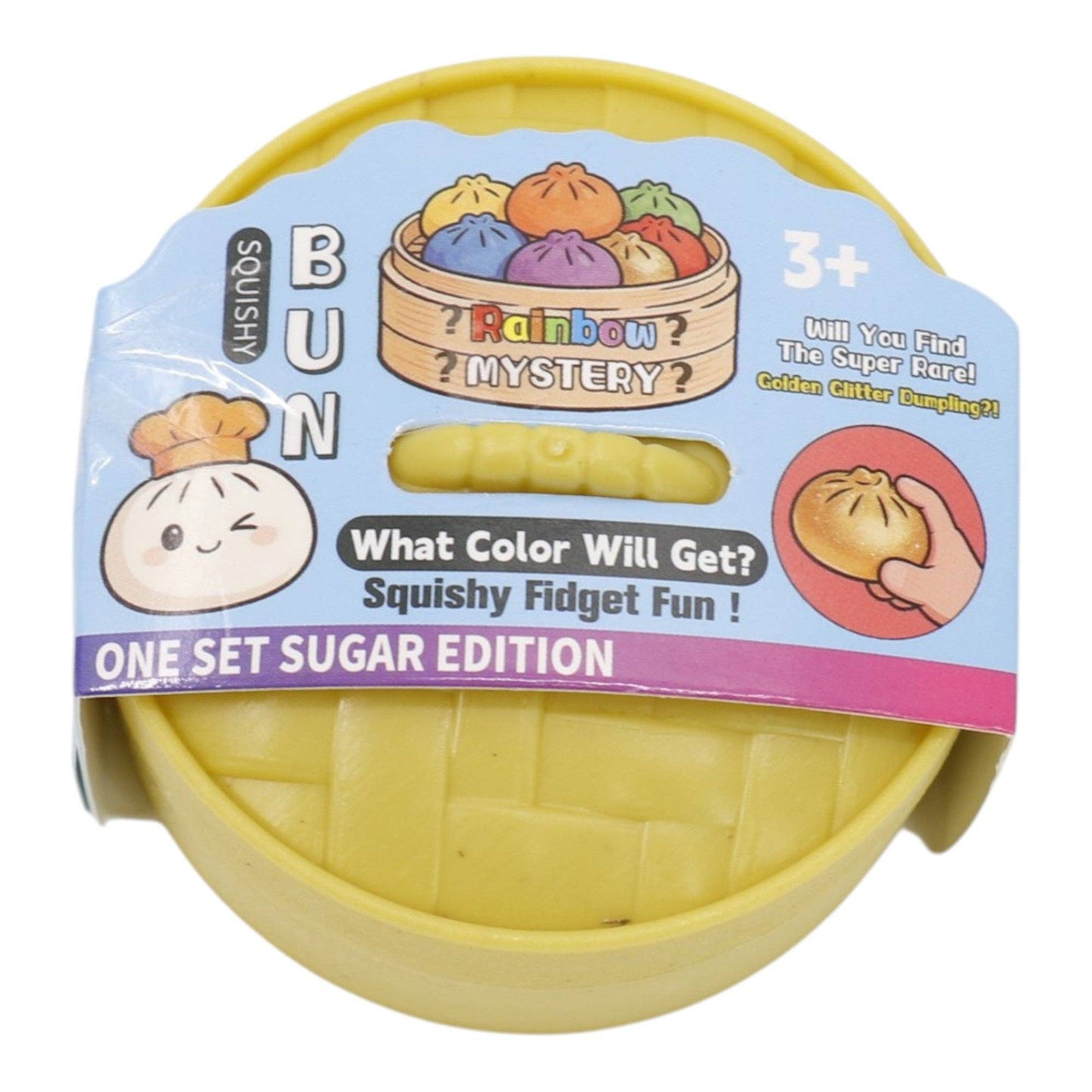 Mystery Mini Glitter Gel Bead Squishy Dumpling With Steamer