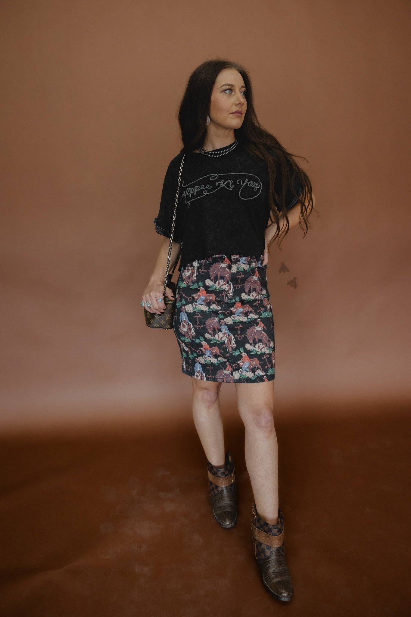 Denim Cowboy Skirt