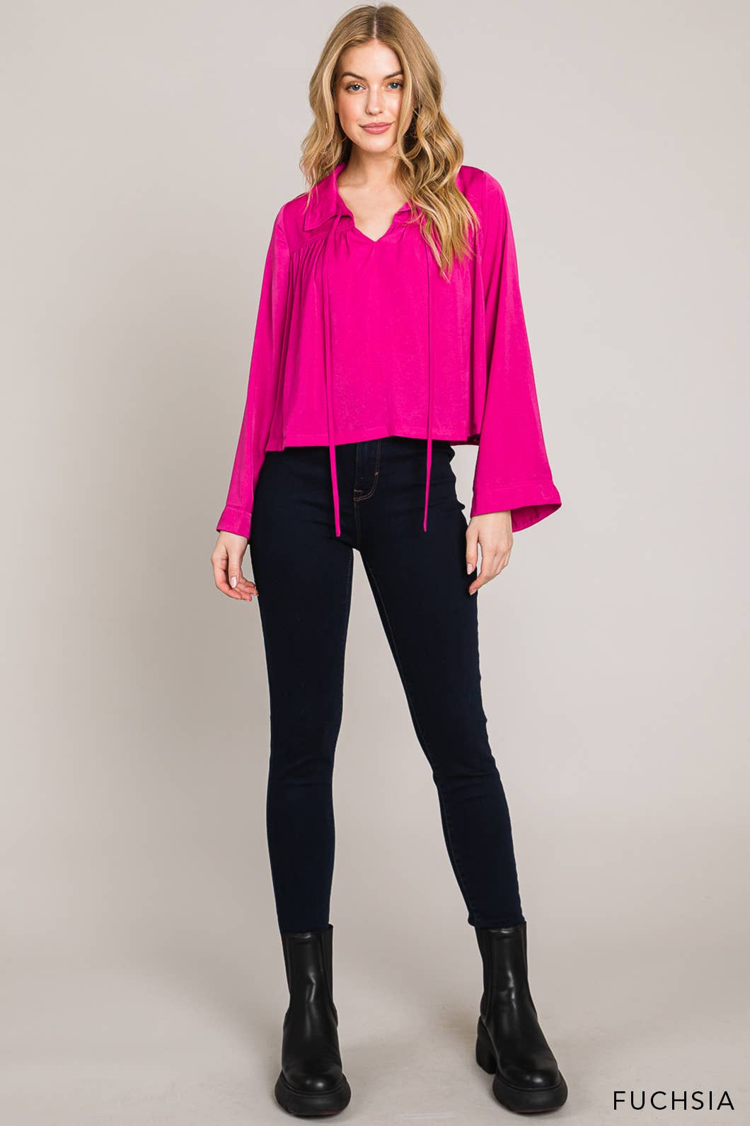 Hot Pink Blouse
