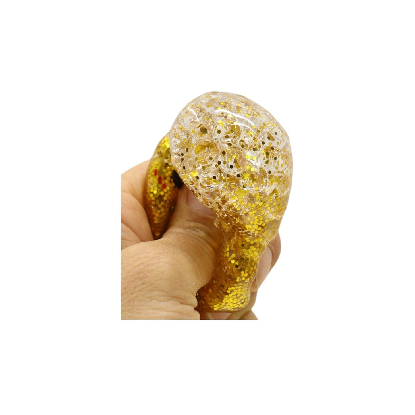 Mystery Mini Glitter Gel Bead Squishy Dumpling With Steamer