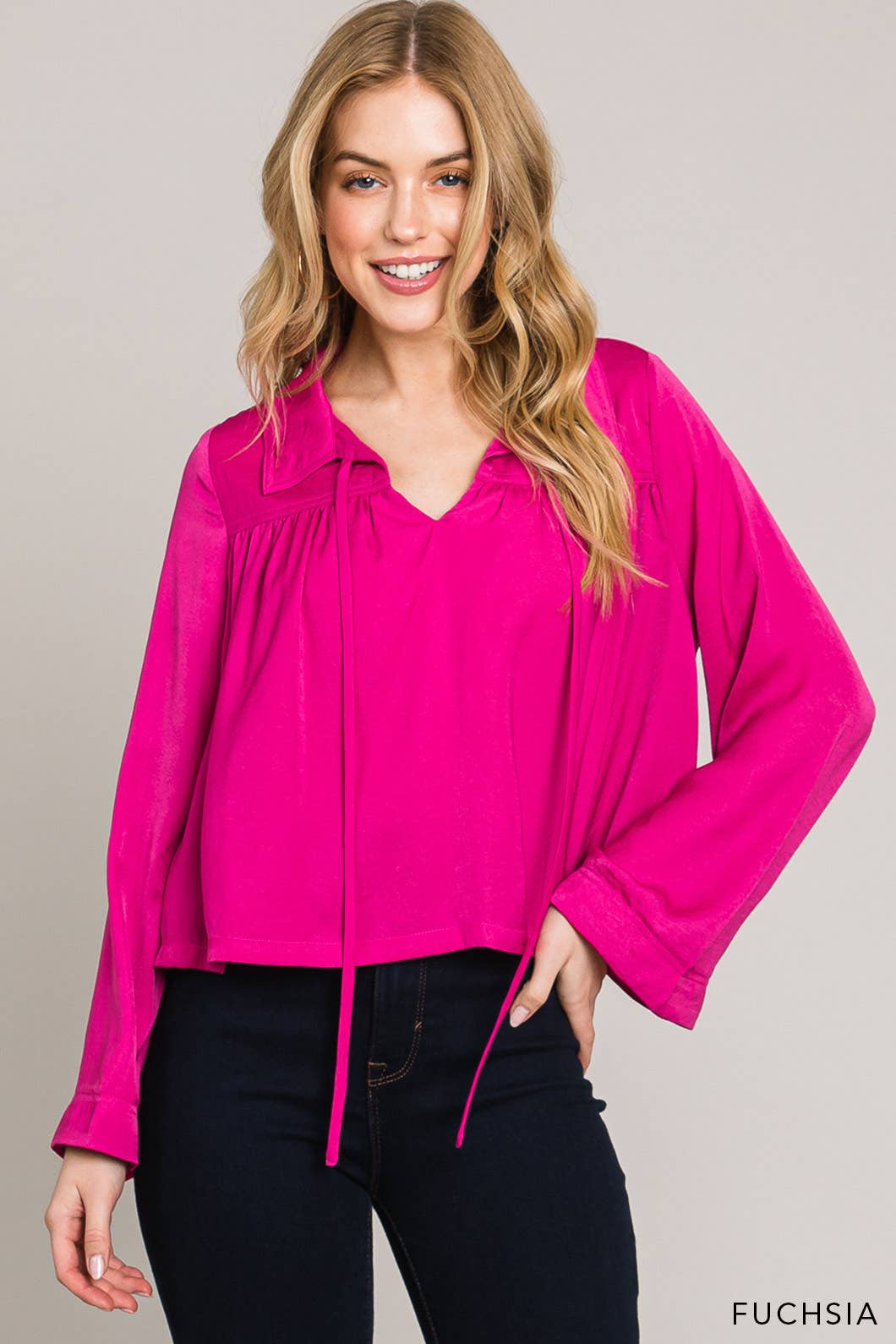 Hot Pink Blouse