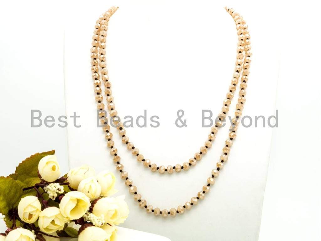Crystal 60" Strand - Mocha