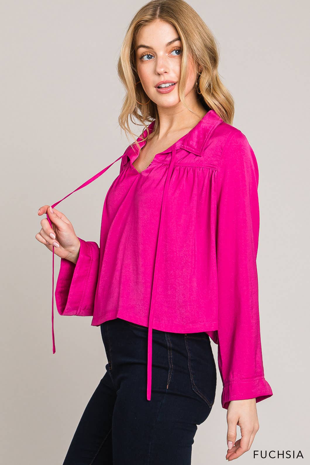 Hot Pink Blouse
