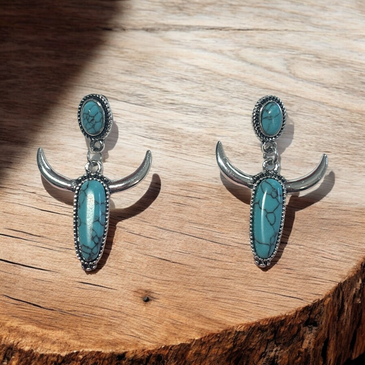 Midnight Skull Earrings