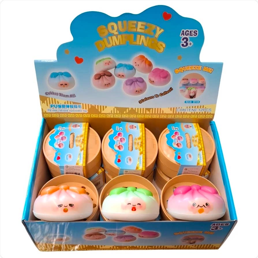 Mystery Soft-Rising Foamy Dumpling Bun Fidget Toy for Stress Relief