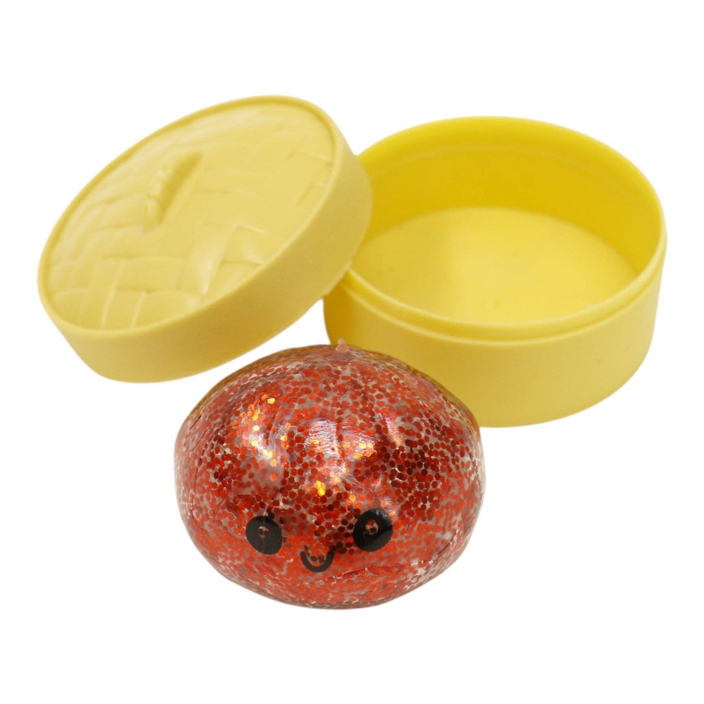 Mystery Mini Glitter Gel Bead Squishy Dumpling With Steamer